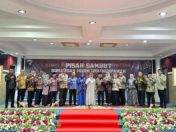 Pisah Sambut Dandim 1201 Mempawah, Suasana Hangat Penuh Keakraban